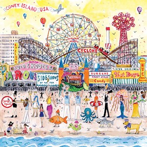 Chronicle Books / Galison - Michael Storrings: "Summer at the Amusement Park" - 500 pezzi
