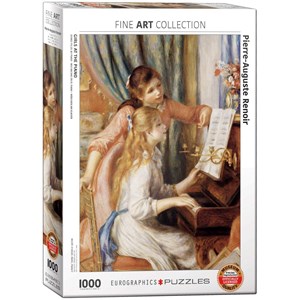 Eurographics (6000-2215) - Pierre-Auguste Renoir: "Girls at the Piano" - 1000 pezzi