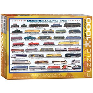 Eurographics (6000-0091) - "Modern Locomotives" - 1000 pezzi
