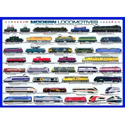 Eurographics (6000-0091) - "Modern Locomotives" - 1000 pezzi