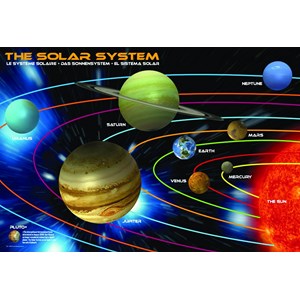 Eurographics (6100-1009) - "The Solar System" - 100 pezzi