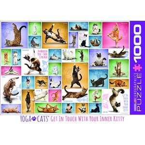 Eurographics (6000-0953) - "Yoga Cats" - 1000 pezzi