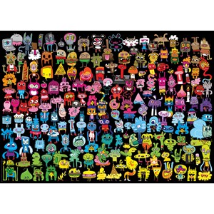 Heye (29786) - Jon Burgerman: "Doodle Rainbow" - 1000 pezzi