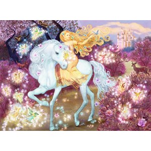 Ravensburger (13833) - "Riding in the Woods" - 100 pezzi