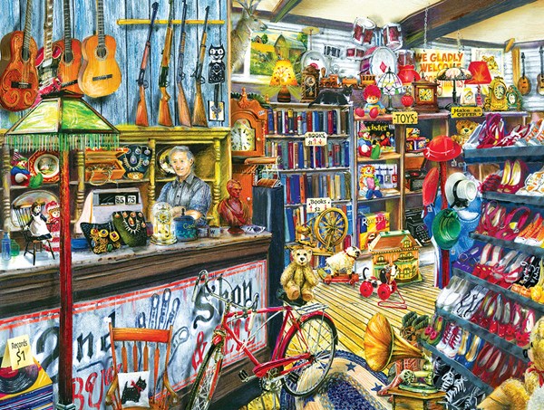 SunsOut (28753) - Tom Wood: "The Second Hand Shop" - 300 pezzi