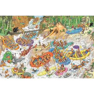 Jumbo (19015) - Jan van Haasteren: "Wild Water Rafting" - 1500 pezzi