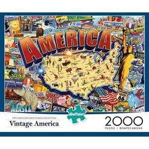 Buffalo Games (2033) - "Vintage America" - 2000 pezzi