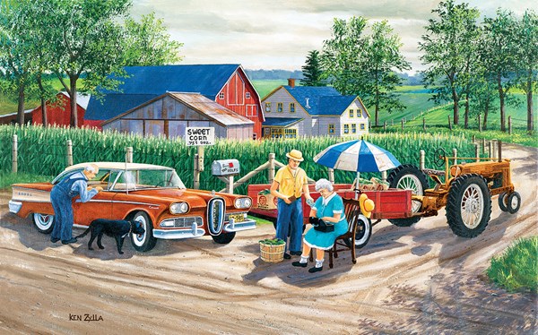 SunsOut (39629) - Ken Zylla: "Doc's New Edsel" - 300 pezzi