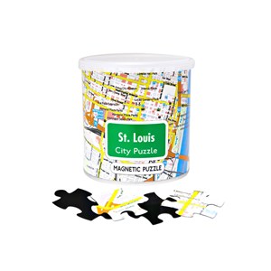 Geo Toys (GEO 245) - "City Magnetic Puzzle St. Louis" - 100 pezzi