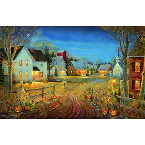 SunsOut (29124) - Sam Timm: "A Country Town in Autumn" - 550 pezzi