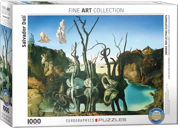 Eurographics (6000-0846) - Salvador Dali: "Swans Reflecting Elephants" - 1000 pezzi