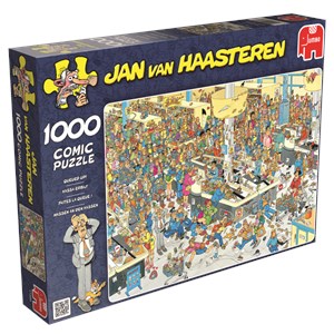 Jumbo (17466) - Jan van Haasteren: "Queued Up!" - 1000 pezzi