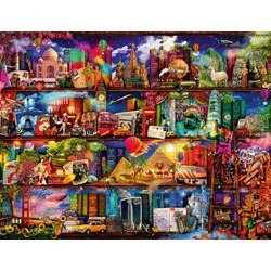 Ravensburger (16685) - Aimee Stewart: "World of Books" - 2000 pezzi