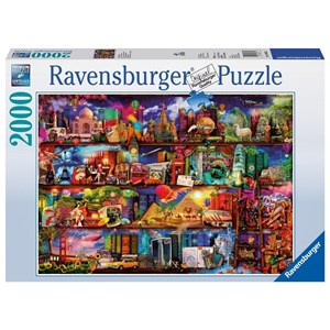 Ravensburger (16685) - Aimee Stewart: "World of Books" - 2000 pezzi