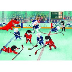 Eurographics (6060-0486) - "Junior League Hockey" - 60 pezzi