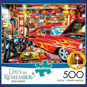 Buffalo Games (3696) - "Retro Garage" - 500 pezzi