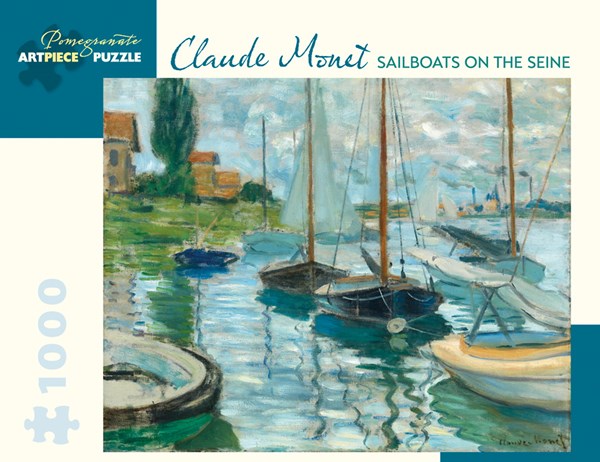 Pomegranate (AA973) - Claude Monet: "Sailboats On Seine" - 1000 pezzi