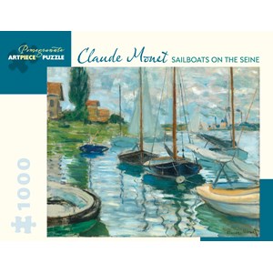 Pomegranate (AA973) - Claude Monet: "Sailboats On Seine" - 1000 pezzi