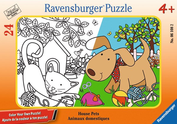 Ravensburger (06108) - "House Pets" - 24 pezzi