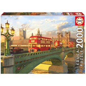 Educa (16777) - Dominic Davison: "Westminster Bridge, London" - 2000 pezzi