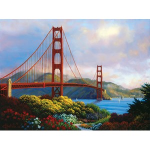 SunsOut (48505) - Charles White: "Morning at the Golden Gate" - 1000 pezzi