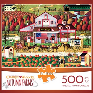 Buffalo Games (3871) - Charles Wysocki: "Autumn Farms" - 500 pezzi