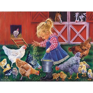 SunsOut (35886) - Tricia Reilly-Matthews: "Little Farm Girl" - 500 pezzi