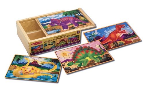 Melissa and Doug (3791) - "Dinosaurs" - 12 pezzi