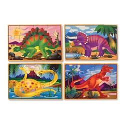 Melissa and Doug (3791) - "Dinosaurs" - 12 pezzi