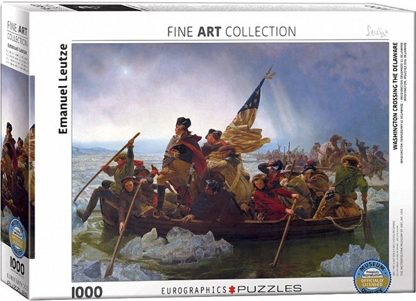 Eurographics (6000-0829) - Emanuel Leutze: "Washington Crossing the Delaware" - 1000 pezzi