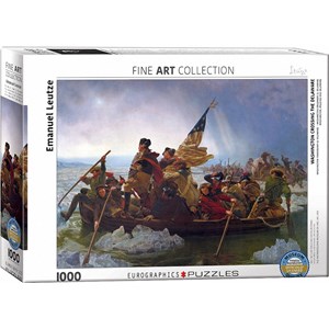 Eurographics (6000-0829) - Emanuel Leutze: "Washington Crossing the Delaware" - 1000 pezzi