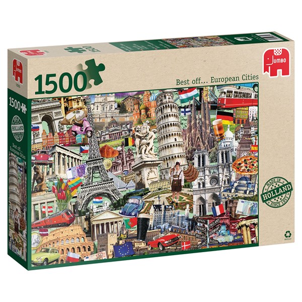 Jumbo (18355) - "Best of… European Cities" - 1500 pezzi