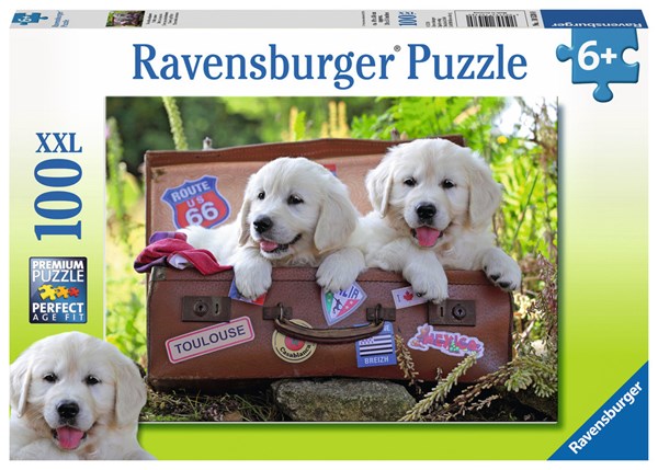 Ravensburger (10538) - "Traveling Pups" - 100 pezzi