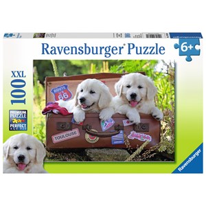 Ravensburger (10538) - "Traveling Pups" - 100 pezzi
