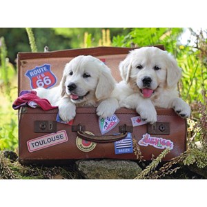 Ravensburger (10538) - "Traveling Pups" - 100 pezzi