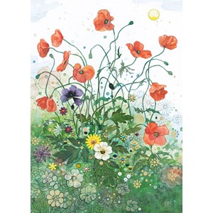 Heye (29774) - Jane Crowther: "Red Poppies" - 1000 pezzi