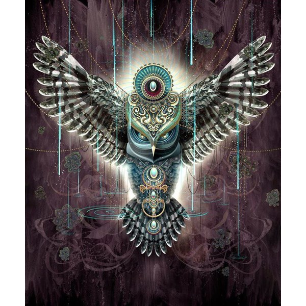 Schmidt Spiele (59324) - Chris Saunders: "Wise Owl" - 1000 pezzi