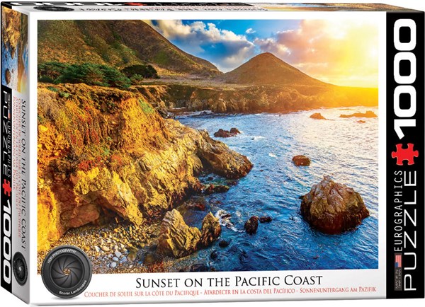 Eurographics (6000-0691) - "Sunset on the Pacific Coast" - 1000 pezzi