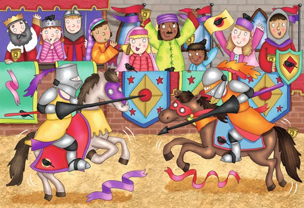 Ravensburger (05457) - "At the Joust" - 24 pezzi