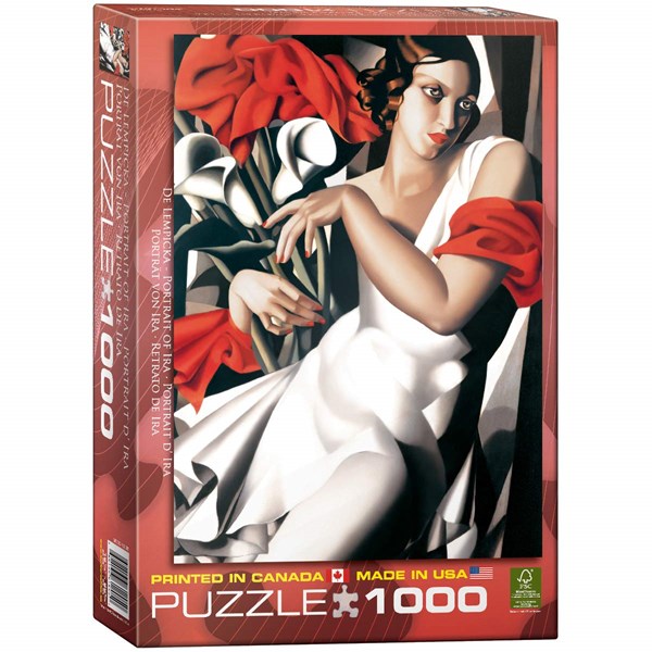 Eurographics (6000-1205) - Tamara de Lempicka: "Portrait of Ira" - 1000 pezzi