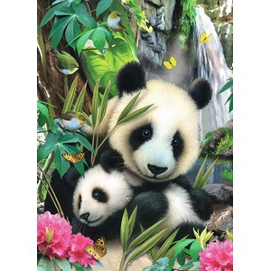 Ravensburger (09608) - Howard Robinson: "Panda Family" - 60 pezzi