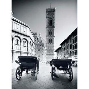 Clementoni (30347) - "Firenze Black & White" - 500 pezzi
