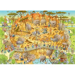 Heye (29639) - Marino Degano: "African Habitat" - 1000 pezzi