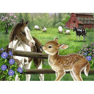 Ravensburger (09625) - Jane Maday: "New Neighbors" - 60 pezzi