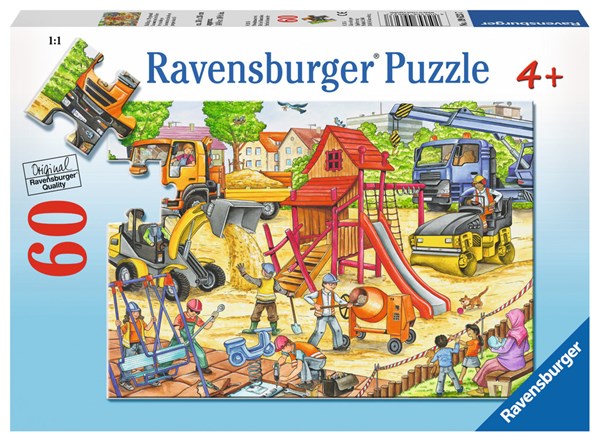Ravensburger (09623) - "Building a Playground" - 60 pezzi