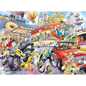 Jumbo (19132) - "Wasgij Imagine 2: If the wheel… +Mini Pad" - 1000 pezzi