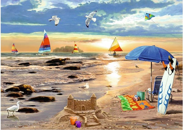 Ravensburger (19527) - "Ready for Summer" - 1000 pezzi