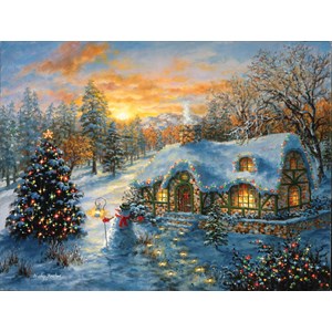 SunsOut (19224) - Nicky Boehme: "Christmas Cottage" - 500 pezzi