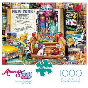 Buffalo Games (11742) - Aimee Stewart: "New York (Life is an Open Book)" - 1000 pezzi