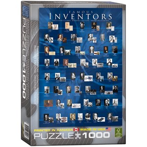 Eurographics (6000-1999) - "Famous Inventors" - 1000 pezzi